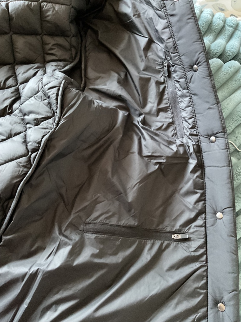 💐NWT💐 Kit and Ace Oslo Recycled Black Quilted Coat - size XL - Picture 10 of 16